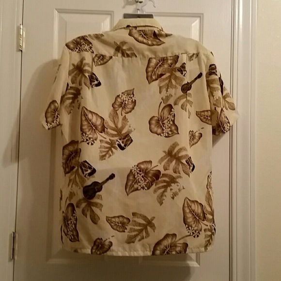 Roundy  Bay yellow/brown shirt L - Picture 3 of 4